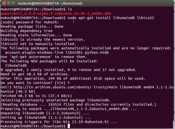 Ubuntu PowerShell - 1